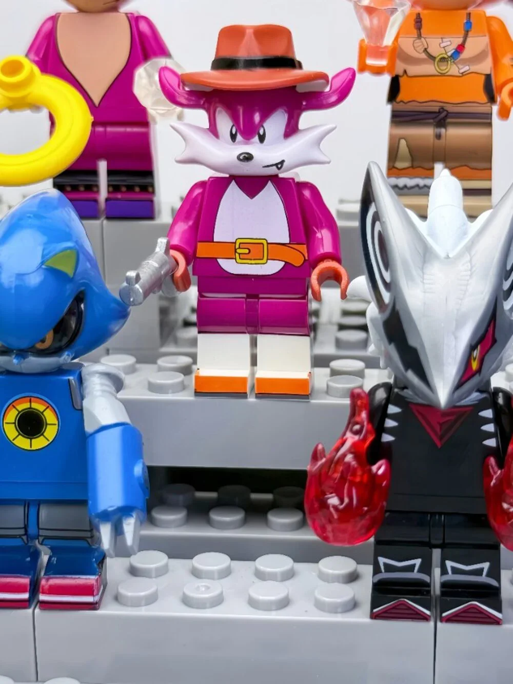 Sonic The Hedgehog Custom Minifigures Lot of 8